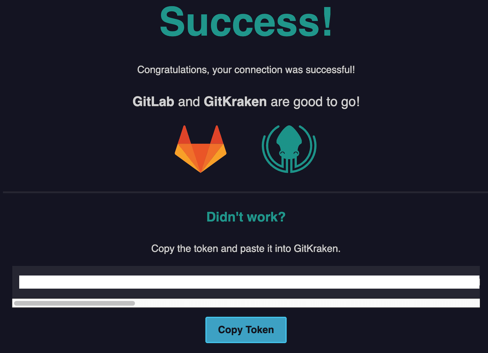 Successful GitLab integration