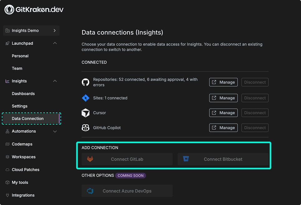 Overview of GitKraken Insights